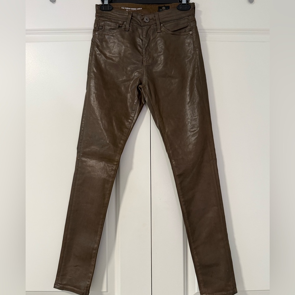 Ag Adriano Goldschmeid “The Farrah Skinny Ankle” high rise 23